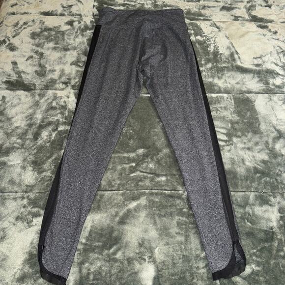 Victoria Sport by Victoria's Secret Leggings Heather Gray Medium Long Mesh Side - Picture 6 of 6